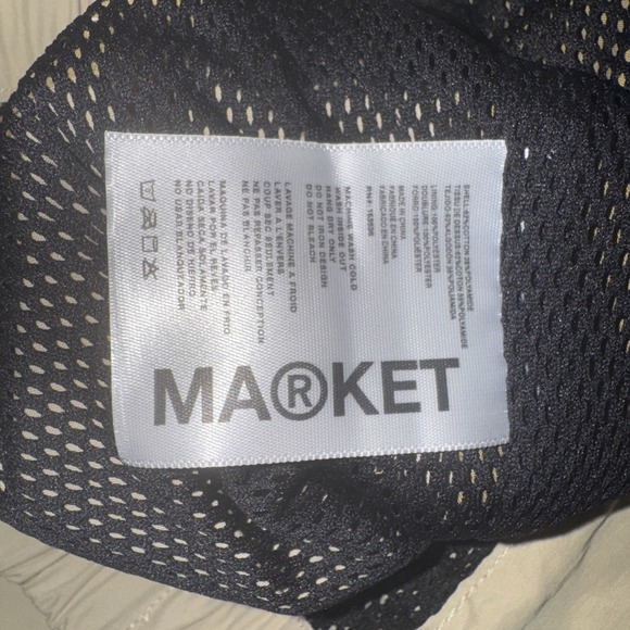 China Town Market Gorp Patchwork Tech/ Hiking Short Men's Medium NWT "Acorn" $57 - Picture 10 of 10